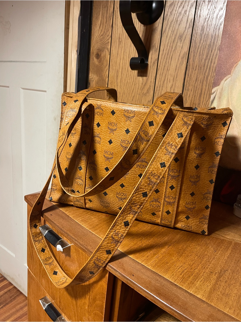 Mcm Munchen Leather Tote Bag, Excellent Condition ...